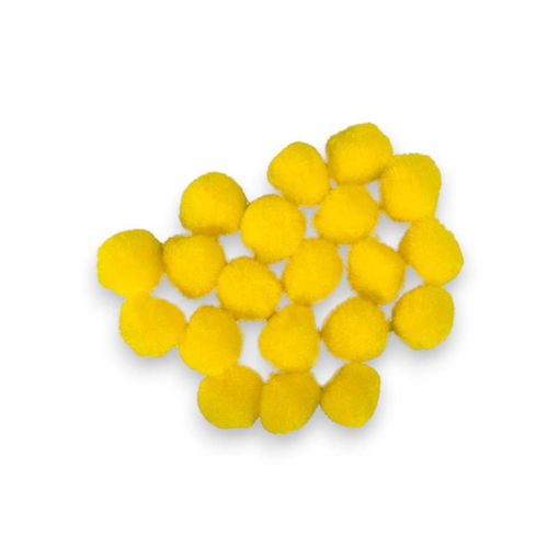 Picture of POMPOM YELLOW 20MM - 20 PACK